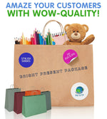 Load image into Gallery viewer, Red Shopping Bags 16x6x12 inch 25 Pack Red Kraft Paper Bags with Handles Bulk