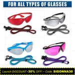 Load image into Gallery viewer, Eye Glasses String Holder Straps 4 Pcs Sports Sunglasses Cords NonSlip Clip