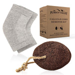 Load image into Gallery viewer, Pumice Stone for Feet & Moisturizing Heel Sleeves Natural Lava Foot Stone Callus Removing Set Cracked Heel Treatment Foot Care Kit for Dry Cracked Feet Body Hands