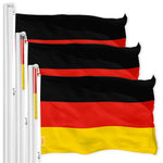 Load image into Gallery viewer, Germany German Flag 3x5 Ft 3Pack 150D Printed Polyester By G128