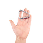 Load image into Gallery viewer, Set of 5 Carabiners for Ninja Slackline. Triangle Shaped Quick Links for Ninja Slackline. Large 5 16 (M8 80mm)