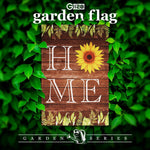Load image into Gallery viewer, Garden Flag Home Sunflower on Rustic Wood 12x18 In Printed Blockout Polyester