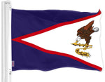 Load image into Gallery viewer, G128 American Samoa Flag 3x5 Ft LiteWeave Pro Series Printed 150D Polyester Indoor/Outdoor, Vibrant Colors, Brass Grommets, Thicker and More Durable Than 100D 75D Polyester