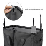 Load image into Gallery viewer, Slim Laundry Hamper With Handles Collapsible Laundry Basket Thin Dirty Clothes Basket Narrow Laundry Bag Foldable Dirty Cloth Hamper 45L (21 inchesGrey)