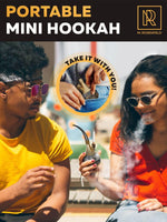 Load image into Gallery viewer, Gold Portable Hookah Set Mini Kit Mini Hookah Small Hookah Set For Travel