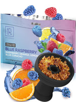 Load image into Gallery viewer, Shisha Hookah Flavors Nicotine Free Blue Raspberry Hookah Flavor Herbal 3.5 ounce 100 Gram Hookah Shisha Tobacco Free Hookah Tobacco & Nicotine Free Shisha Shisha Hookah Flavors (Pack of 1)