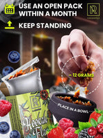 Load image into Gallery viewer, Hookah Flavor Wild Berry Herbal 1.75 oz (50 g) Hookah Shisha Tobacco Free Molasses Hookah Tobacco & Nicotine Free Shisha with Real Organic Shisha Hookah Flavors Berry Mix