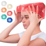 Load image into Gallery viewer, Red Bouffant Caps 21 Inch Pack of 100 Non Woven Hair Caps with Elastic Band Breathable Disposable Polypropylene Hats Unisex Protective Hair Covers for Food Service