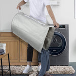 Load image into Gallery viewer, 115L X Large Laundry Basket with Handle Light Gray Tall Collapsible Fabric Hamper College Dorm Bathroom Essential Portable Washing Bin Dirty Clothes Storage Large Basket Bin