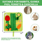 Load image into Gallery viewer, Snuffle Mat for Small Dogs & Cats Soft Foraging Mat for Rabbits Washable Anti Slip Perfect for Bunnies Guinea Pigs & Hamsters Sniff Puzzle Toy for Puppies (Small)
