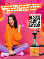 Load image into Gallery viewer, Hookah 1 Hose Hookah Set YADO Square Hookah To Go with 1 hose with LED Light