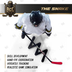 Load image into Gallery viewer, Lightweight Stickhandling Training Aid Snake Equipment for Puck Control Street Hockey Training Reaction Time and Coordination Durable Portable and Adjustable