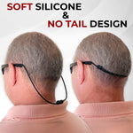 Load image into Gallery viewer, Sunglass Strap Eyeglass Holder No Tail Strap Lanyard Adjustable 2 Cords M Size