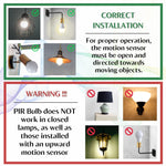Load image into Gallery viewer, Motion Sensor Light Bulbs with Dusk to Dawn Sensor Indoor Motion Detector Bulb