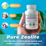 Load image into Gallery viewer, Zeolite Detox 240 Capsules Zeolite Capsules Sorbolit Ultra FINE 1 2 µm Zeolite Clinoptilolite Powder 95% 3X Activated Zeolite Supplement 4 Months Supply