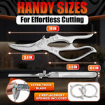 Load image into Gallery viewer, Stainless Steel Poultry Shears Heavy Duty Kitchen Shears for Food with Hardened Blades One Hand Safety Lock Spring Mechanism Dishwasher Safe Chicken Meat Cutting Turkey Fish and Vegetables