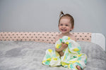 Load image into Gallery viewer, Muslin Swaddle Blanket Large 47 x47 Pineapple Print Super Soft Breathable Bamboo Cotton for Newborn Infant Baby Receiving Swaddling Blanket Wrap Boys Girls