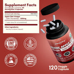 Load image into Gallery viewer, Apple Cider Vinegar with The Mother Supplement 1200mg Apple Cider Capsules for Optimum Wellness Gluten Free Non GMO 120 Veggie Capsules Zealthy Life