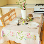 Load image into Gallery viewer, Finest Floral Coloring Rectangle Tablecloth Non Iron Stain Resistant 60x104 inch