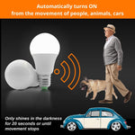 Load image into Gallery viewer, Motion Sensor Light Bulb Radar Outdoor Indoor Daylight Motion Activated 2 Pack