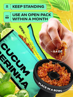 Load image into Gallery viewer, Hookah Flavors Cucumberito Hookah Flavor   Herbal   1 pouch Hookah Tobacco Free Molasses &amp; Nicotine Free (1 Count)