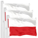 Load image into Gallery viewer, Poland Polish Flag 3x5 Ft 3Pack 150D Printed Polyester By G128