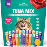 Load image into Gallery viewer, Creamy Lickable Cat Treats Wet Squeeze Tubes 20 Sticks Tuna Mix Liquid Cat Snacks Urinary Care Multivitamin Treats for Cats &amp; Small Dogs Lick Up