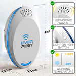 Load image into Gallery viewer, Ultrasonic Pest Repeller Control 2 Pack Plug in Flea Rat Roach Mosquito