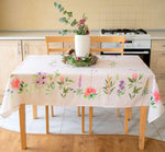 Load image into Gallery viewer, Finest Floral Coloring Rectangle Tablecloth Non Iron Stain Resistant 60x104 inch