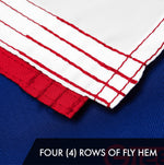 Load image into Gallery viewer, G128 3 Pack: Hawaii HI Hawaiian Flag  3x5 Ft  ToughWeave Series Embroidered 300D Polyester  Embroidered Design, Indoor/Outdoor, Vibrant Colors, Brass Grommets