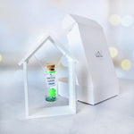 Load image into Gallery viewer, Tiny Magical Message in a Bottle Gift Idea Classy Inspirational Gifts for Him and Her Unique Presents for Women and Men (Green Clover You're My Lucky Charm in Wooden Frame)