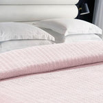 Load image into Gallery viewer, King Size Blankets for Bed 100% Cotton Soft Breathable 410Gsm 108x90 Inches Pink