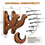 Load image into Gallery viewer, Gun Rack Wall Mount Hold Up Displays Horizontal Gun Rack and Shotgun Hooks