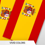 Load image into Gallery viewer, G128 Spain Spanish Bunting Banner  Flag 8.2 x 5.5 Inch, Full String 33 Feet  Printed 150D Polyester, Decorations For Bar, School, Festival Events Celebration