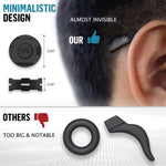 Load image into Gallery viewer, Eyeglass Ear Grips Glasses Ear Cushion Silicone Glasses Ear Grip Eyeglass Accessories Glasses Grip Ear Grips Hooks for Glasses 12 Pairs (Black)