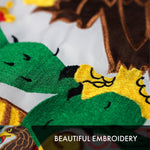Load image into Gallery viewer, Mexico Mexican Flag 2x3FT 3Pack Doublesided Embroidered Polyester By G128