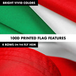 Load image into Gallery viewer, G128  6 Feet Tangle Free Spinning Flagpole (White) Italy Brass Grommets Printed 3x5 ft (Flag Included) Aluminum Flag Pole