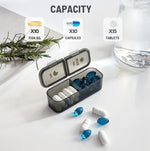 Load image into Gallery viewer, Weekly Medicine Organizer Pill Box Am Pm 7 Day Pill Case Daily Pill Container