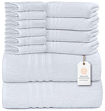 Load image into Gallery viewer, 12 Pcs Bath Towel Set for Bathroom 100% Cotton Soft and Plush Highly Absorbent