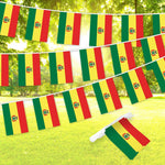 Load image into Gallery viewer, G128 Bolivia Bolivian Bunting Banner  Flag 8.2 x 5.5 Inch, Full String 33 Feet  Printed 150D Polyester, Decorations For Bar, School, Festival Events Celebration