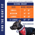 Load image into Gallery viewer, Dog Christmas Bandana 2 Pack – Reflective Holiday Ugly Sweater Dinosaur Print &amp; Classic Xmas Design – Adjustable Pet Collar Bandanas for Large Medium &amp; Small Breeds Dog or Cat Accessory Gift