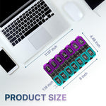 Load image into Gallery viewer, Weekly Pill Organizer 2 Times A Day Airtight Pill Box 7 Day Am Pm Vitamin Case