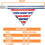 Load image into Gallery viewer, 4th of July Dog Bandana for Large and Small Pets. Reflective Accessories for Walking Camping and Off Leash Exploration 2 Pack.