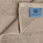 Load image into Gallery viewer, Resort Collection Soft Washcloth Face Body Towel Set 12 Pcs 12x12 in Taupe Color