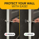 Load image into Gallery viewer, Wall Protectors 4 Pcs of Clear Rubber Knob Self Adhesive Guard Door Bumper Reusable Solution for Stopping Damage &amp; Noise from Doors in Your Home or Office Durable Shock Absorbent Discreet
