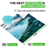 Load image into Gallery viewer, Microfiber Cleaning Cloth for Glasses Eyeglass Cleaning Cloth Lens Cleaning Cloth Microfiber Glasses Cleaning Cloth for Phone Screens Camera Lens Cleaner   6 pcs