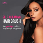 Load image into Gallery viewer, hair brushes for Women and Men Tangle Teezer Curly hair brush hair brush cleaner Comes with Self Cleaning Hair Brush Pink Purple