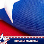 Load image into Gallery viewer, G128 5Pack: American USA Pull Down Bunting Flag  1.67x8 Ft  Embroidered Polyester