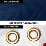 Load image into Gallery viewer, G128 Combo Pack: 6 Ft Tangle Free Aluminum Spinning Flagpole (White) &amp; Betsy Ross 1776 Flag 3x5 Ft, LiteWeave Pro Series Printed 150D Polyester  Pole with Flag Included