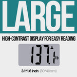 Load image into Gallery viewer, Digital Bathroom Scale for Body Weight  Large Platform 12 inch 30cm High